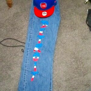 Limited edition Detroit Piston jeans by Levi h,,at included